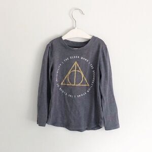 Harry Potter and the Deathly Hallows Tshirt Gray